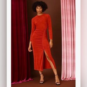 Donna Morgan Long Sleeve Dress Sz 16